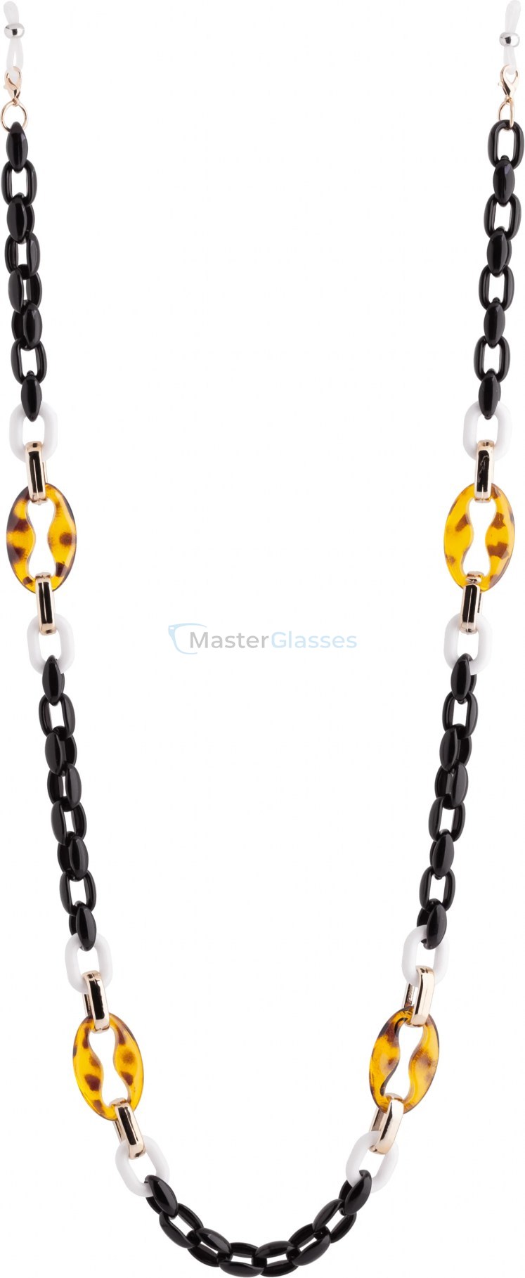 Цепочка для очков Glasses Chain GC41306 Amber Black-n-White