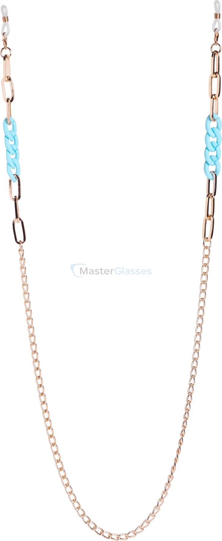 Цепочка для очков Glasses Chain GC44337 Gold Blue Matt