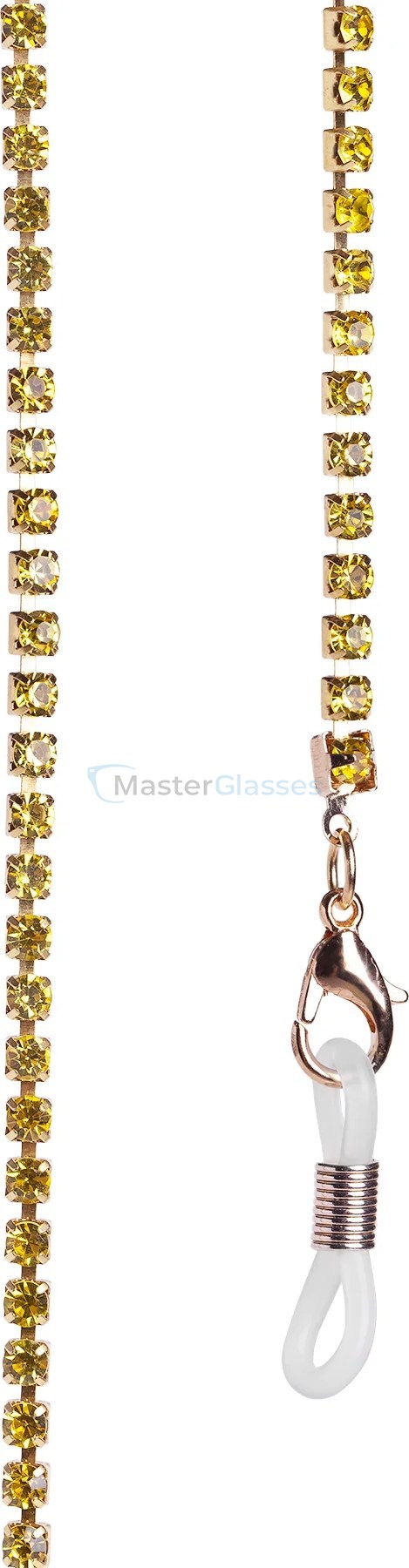Цепочка для очков Glasses Chain GC20363 Yellow Crystal