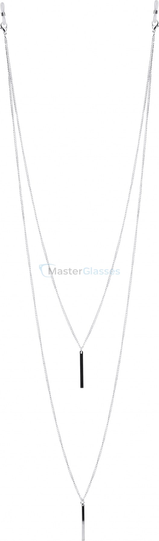 Цепочка для очков Glasses Chain GC46349 Double Silver