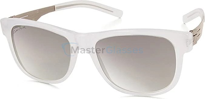 Солнцезащитные очки Ic! Berlin Fahrlehrer Klaus Ivory Bronze Brown-Sand Mirrored Acetat