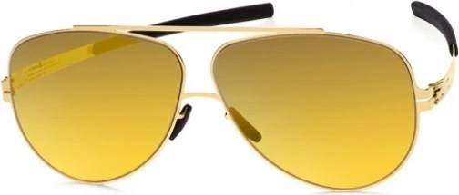 �������������� ���� Ic! Berlin Maik O. SunGold Black Yellow Dust Mirrored Flex