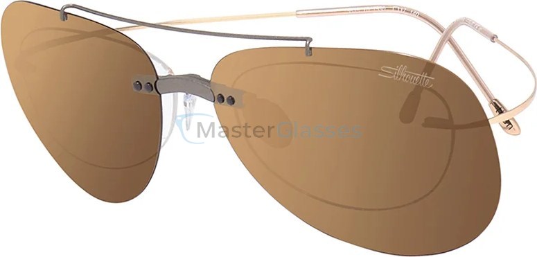 Клипон солнцезащитный Silhouette 5090 B2 0102 62/15 Style Shades