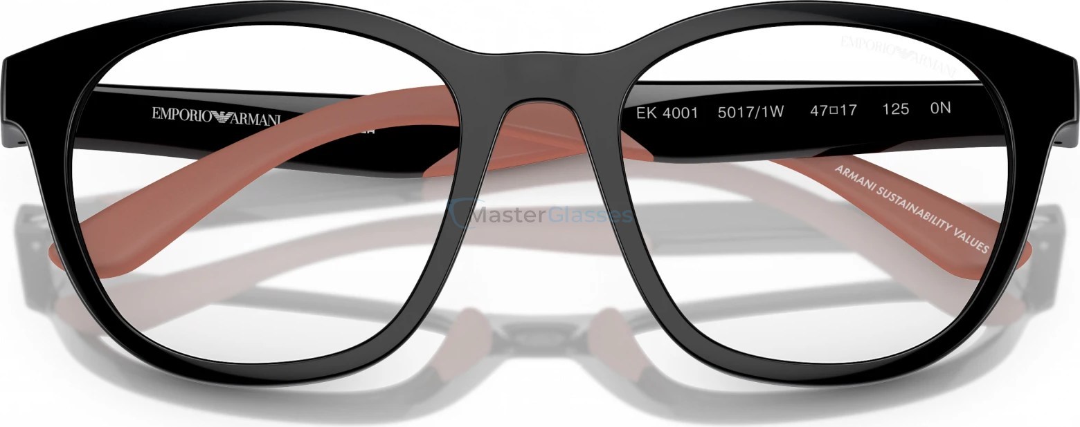 Детские солнцезащитные очки Emporio Armani EK4001 50171W Black