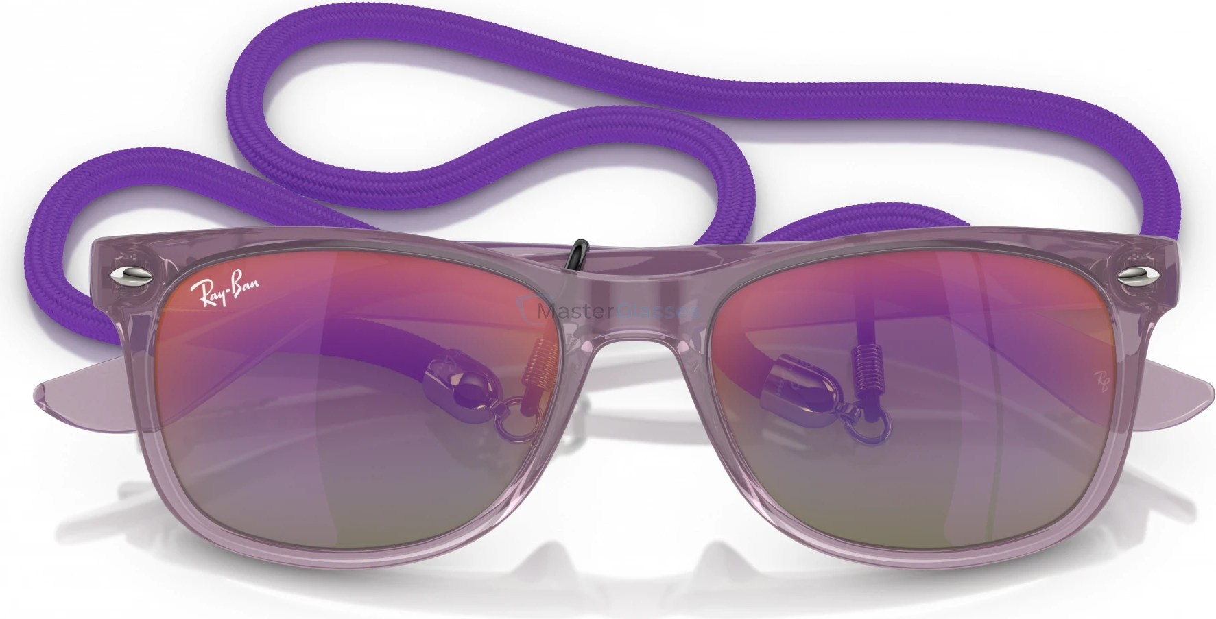 Детские солнцезащитные очки Ray-Ban JUNIOR WAYFARERRJ9052S 7147B1Violet