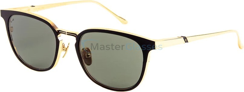 Солнцезащитные очки Leisure Society Dorian Gray BLK /GLD (Green Lens)