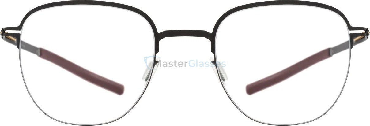 Оправа Ic! Berlin Notos Black Dark-Red RX-Clear Flex