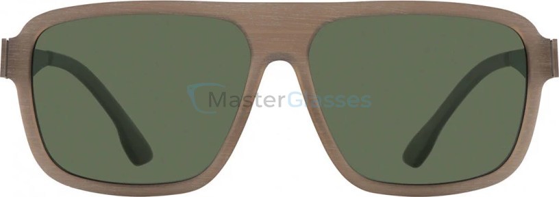 Солнцезащитные очки Ic! Berlin IB-Egon Walnut Rough Graphite Walnut-Matt Green Polarized Mittwoch