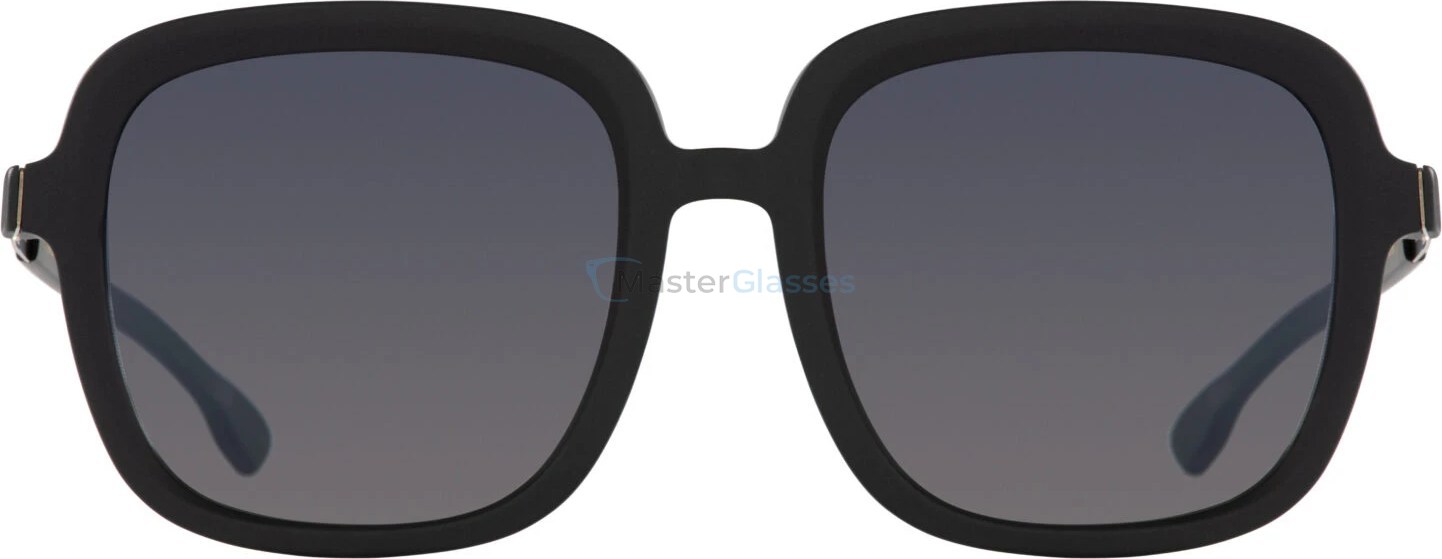 Солнцезащитные очки Ic! Berlin Rita Black-Matt Bronze Black to Grey Mittwoch Long