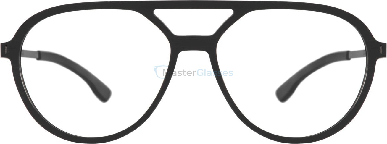 Оправа Ic! Berlin Harper Black-Rough Gun-Metal Black-Matt RX-Clear Mittwoch Small