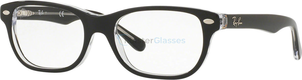 Детская оправа Ray-Ban RY1555 3529 Top Black On Transparent