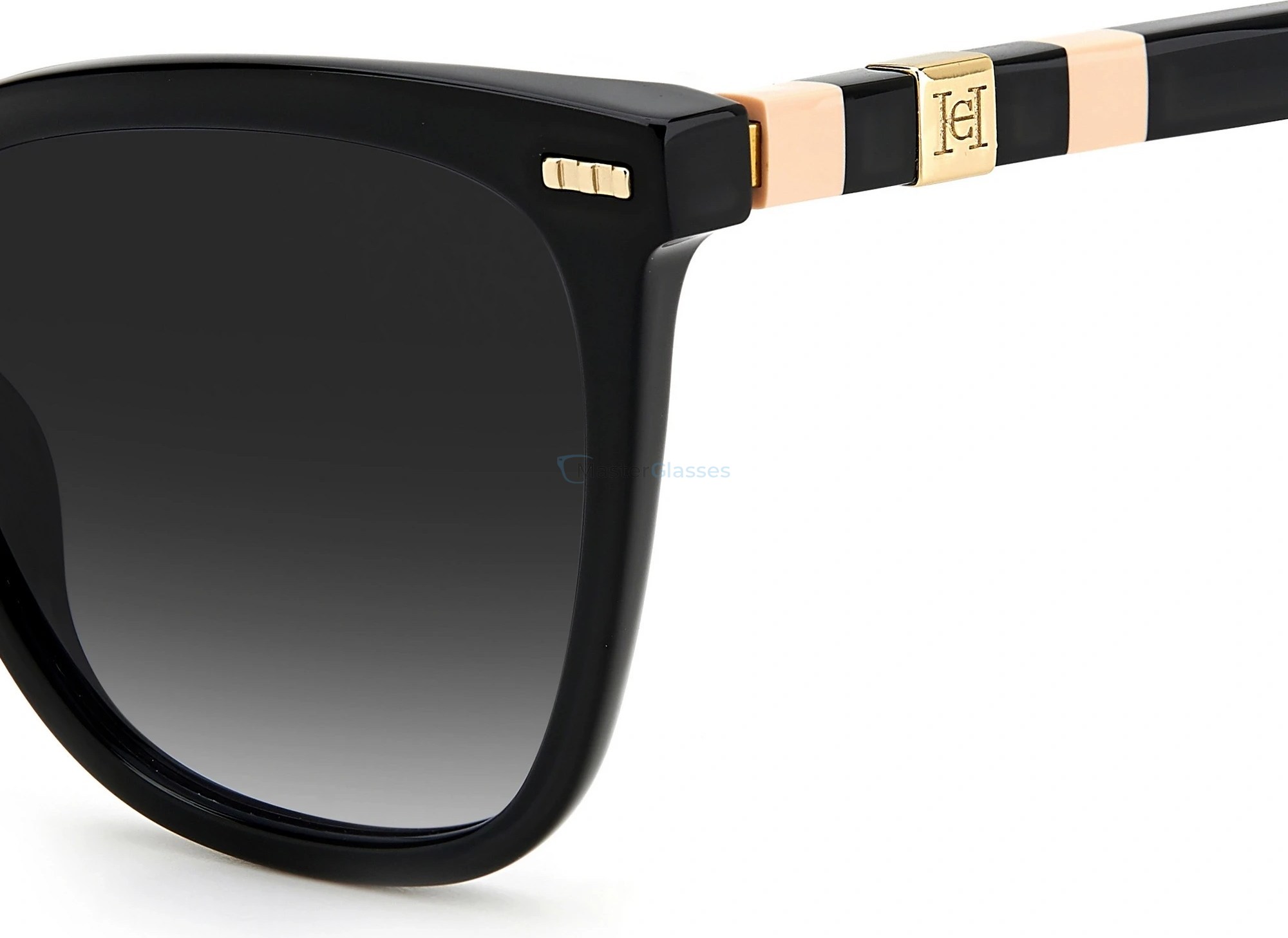 Солнцезащитные очки CAROLINA HERRERA CH 0044/S 3H2, цвет BLACKPINK, DARK GREY SF