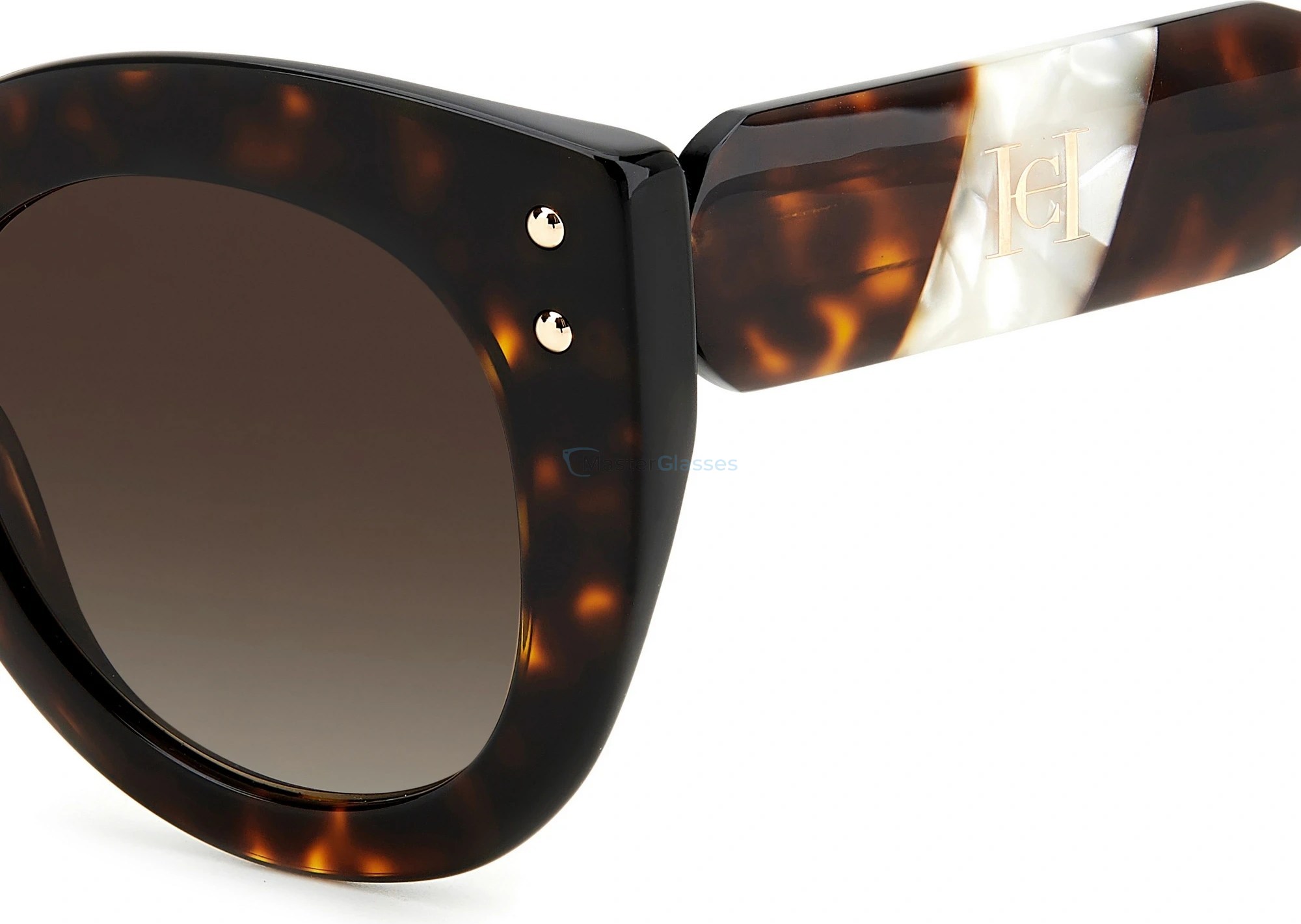 Солнцезащитные очки CAROLINA HERRERA HER 0127/S C9K, цвет HVNA WHTE, BROWN SF