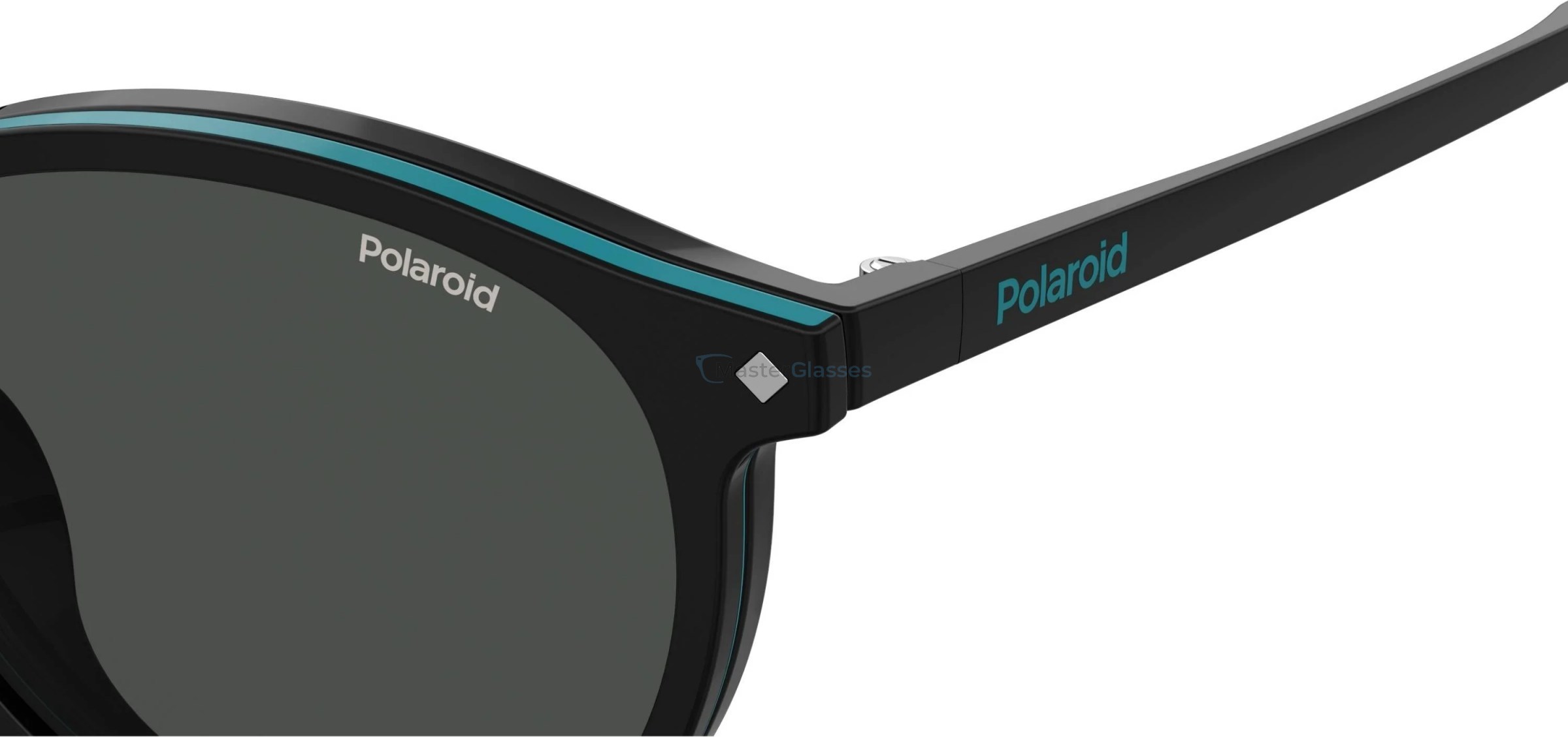 Оправа с солнцезащитным клипоном POLAROID PLD 6137/CS 807, Цвет: BLACK, GREY PZ