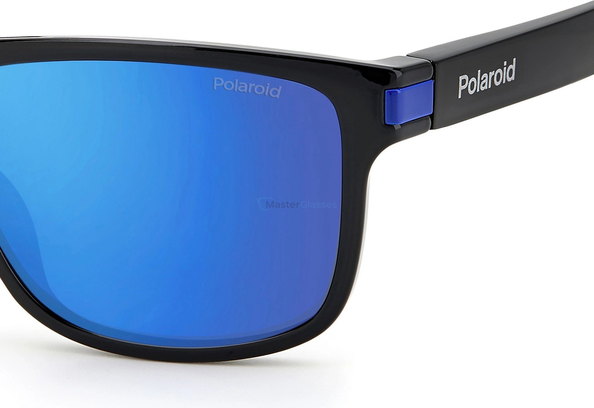 Солнцезащитные очки POLAROID PLD 2123/S D51, цвет BLK BLUE, BLUE SP PZ