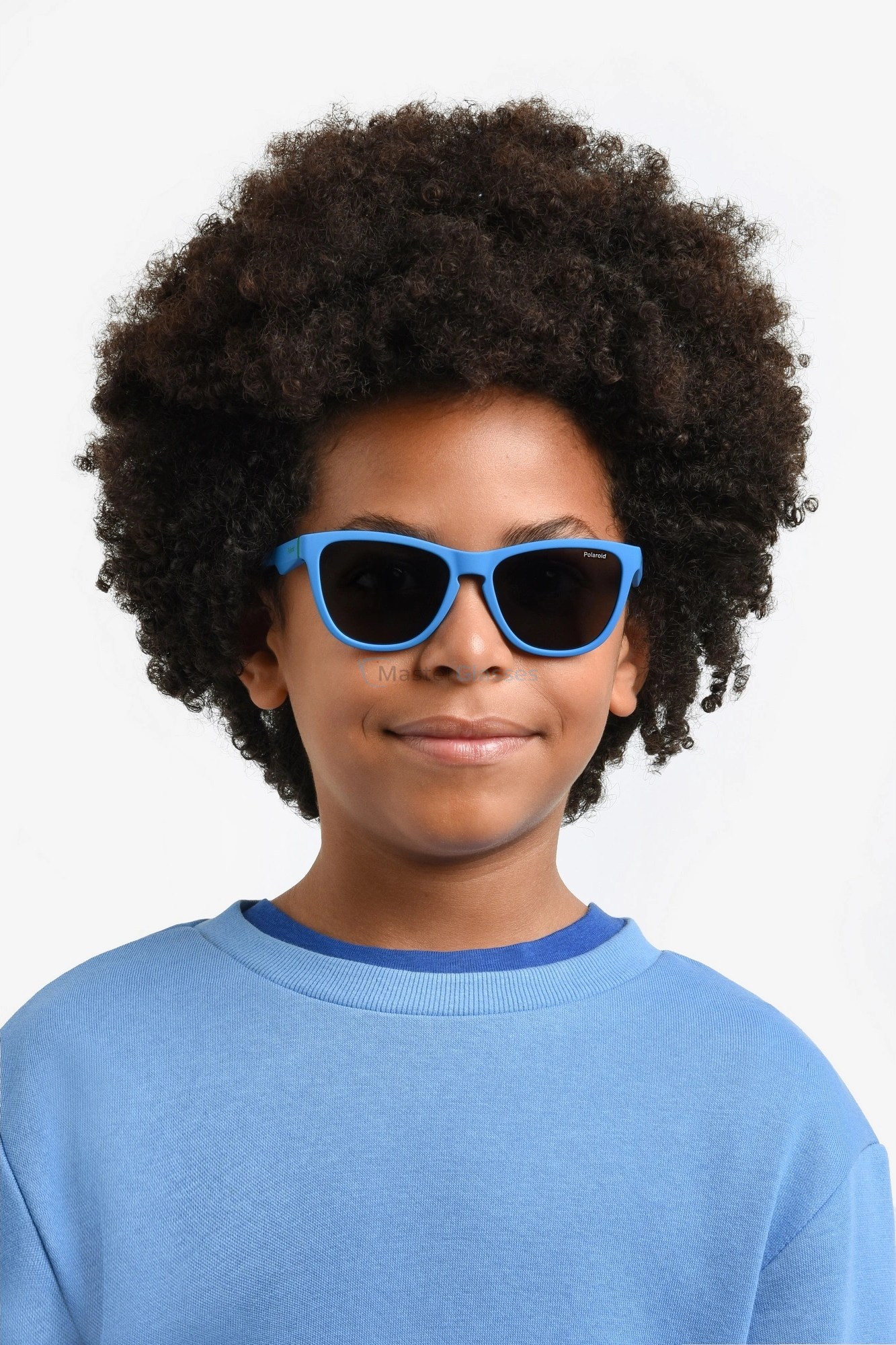 Детские солнцезащитные очки Polaroid Kids PLD 8056/S FLL Matte Blue