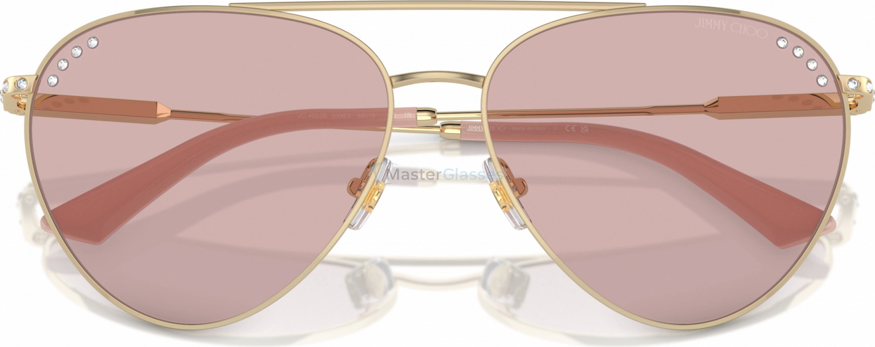 Солнцезащитные очки Jimmy Choo JC4002B 3006/5 Gold