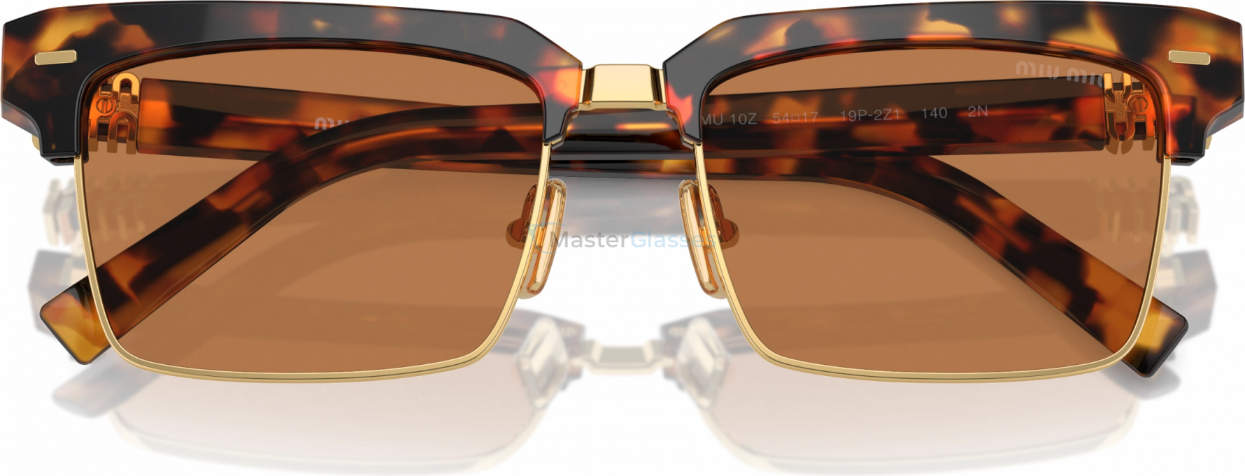 Солнцезащитные очки MIU MIU MU 10ZS 19P2Z1 Tortoise