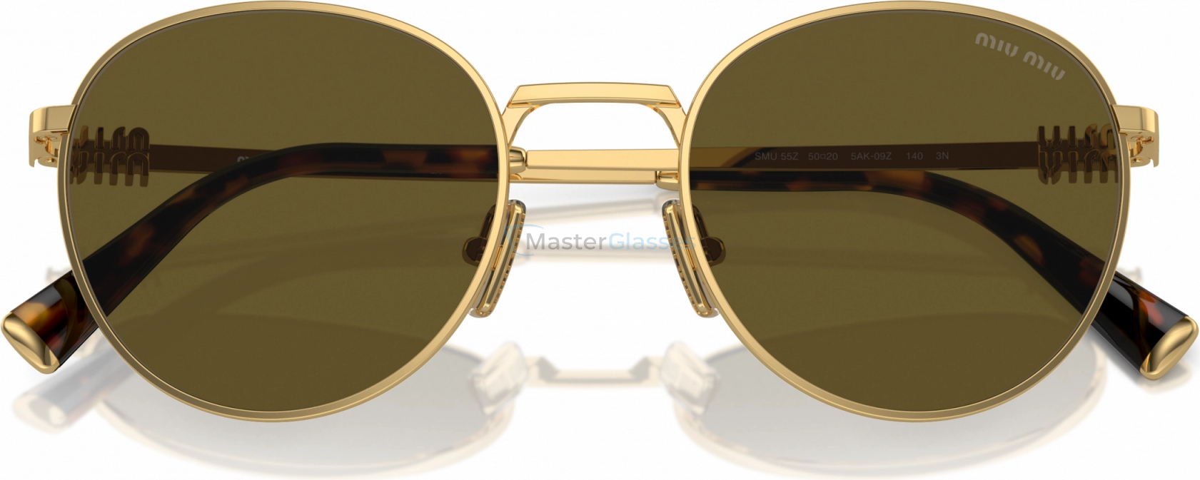 Солнцезащитные очки Miu miu MU 55ZS 5AK09Z Gold