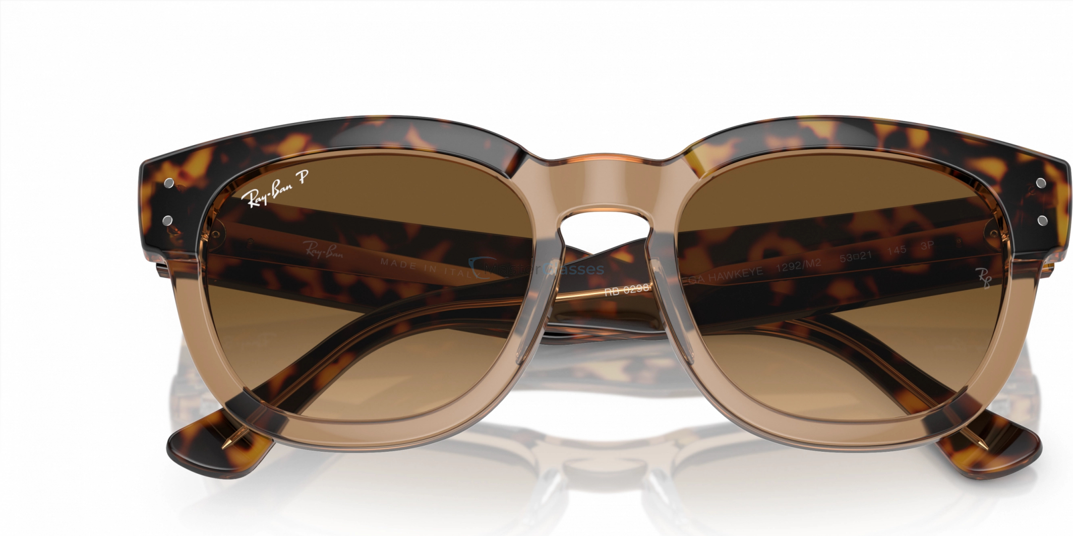 Солнцезащитные очки Ray-Ban MEGA HAWKEYE RB0298S 1292M2 Gold