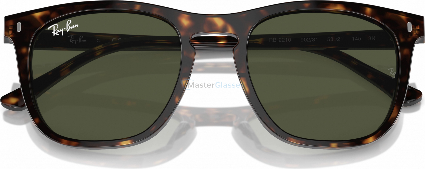 Солнцезащитные очки Ray-Ban RB2210 902/31 Tortoise