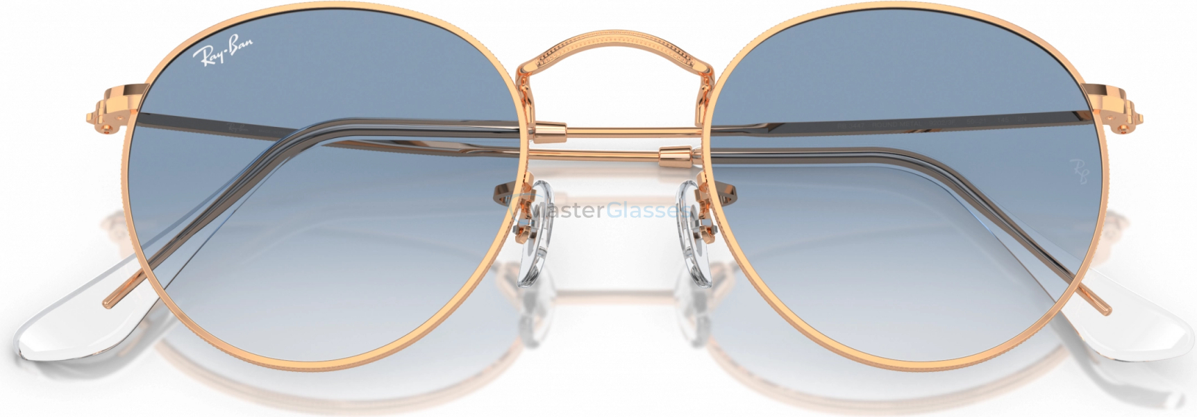 Солнцезащитные очки Ray-Ban ROUND METAL RB3447 92023F Gold