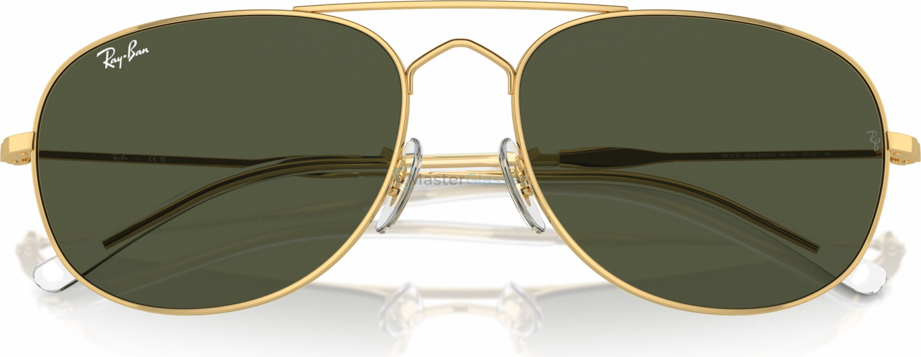 Солнцезащитные очки Ray-Ban BAIN BRIDGE RB3735 001/31 Gold
