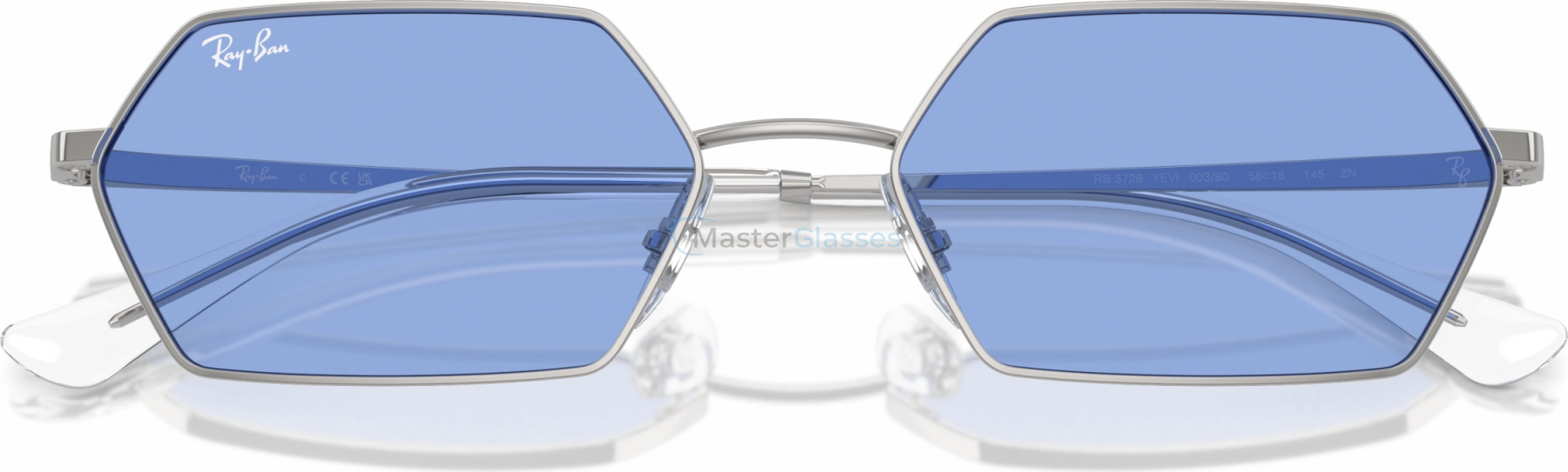 Солнцезащитные очки Ray-Ban YEVI RB3728 003/80 Silver