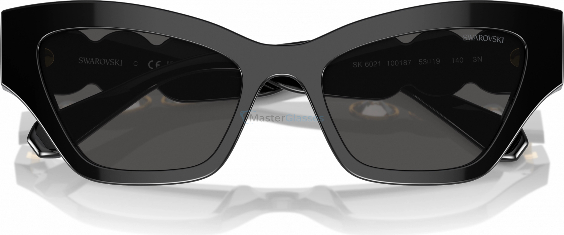 Солнцезащитные очки Swarovski SK6021 100187 Black