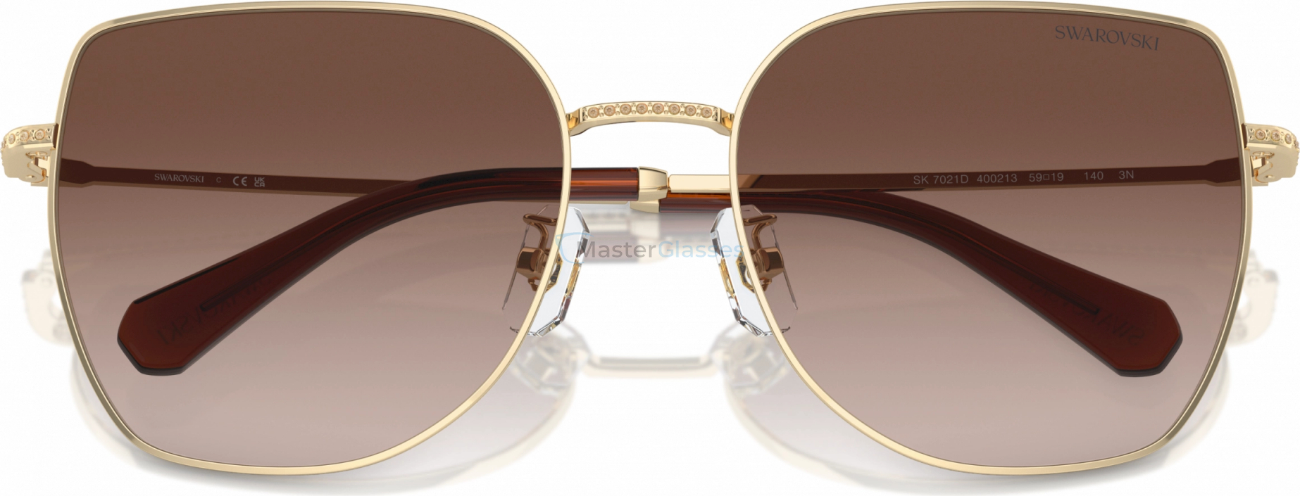 Солнцезащитные очки Swarovski SK7021D 400213 Gold