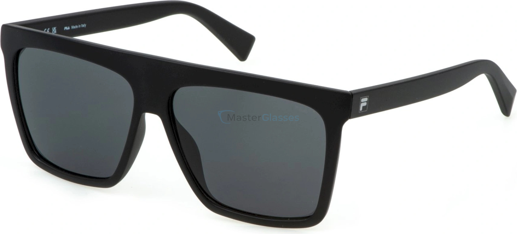 Солнцезащитные очки FILA SFI834 U28, цвет MATT BLACK, SMOKE