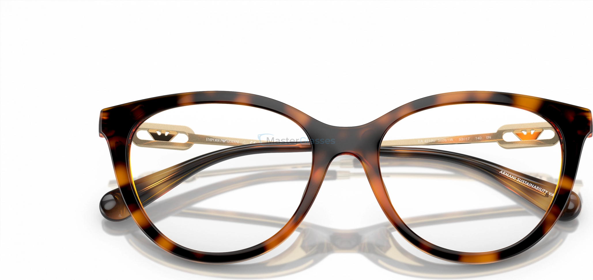 Оправа с солнцезащитным клипоном Emporio Armani EA4213U 50261W Tortoise