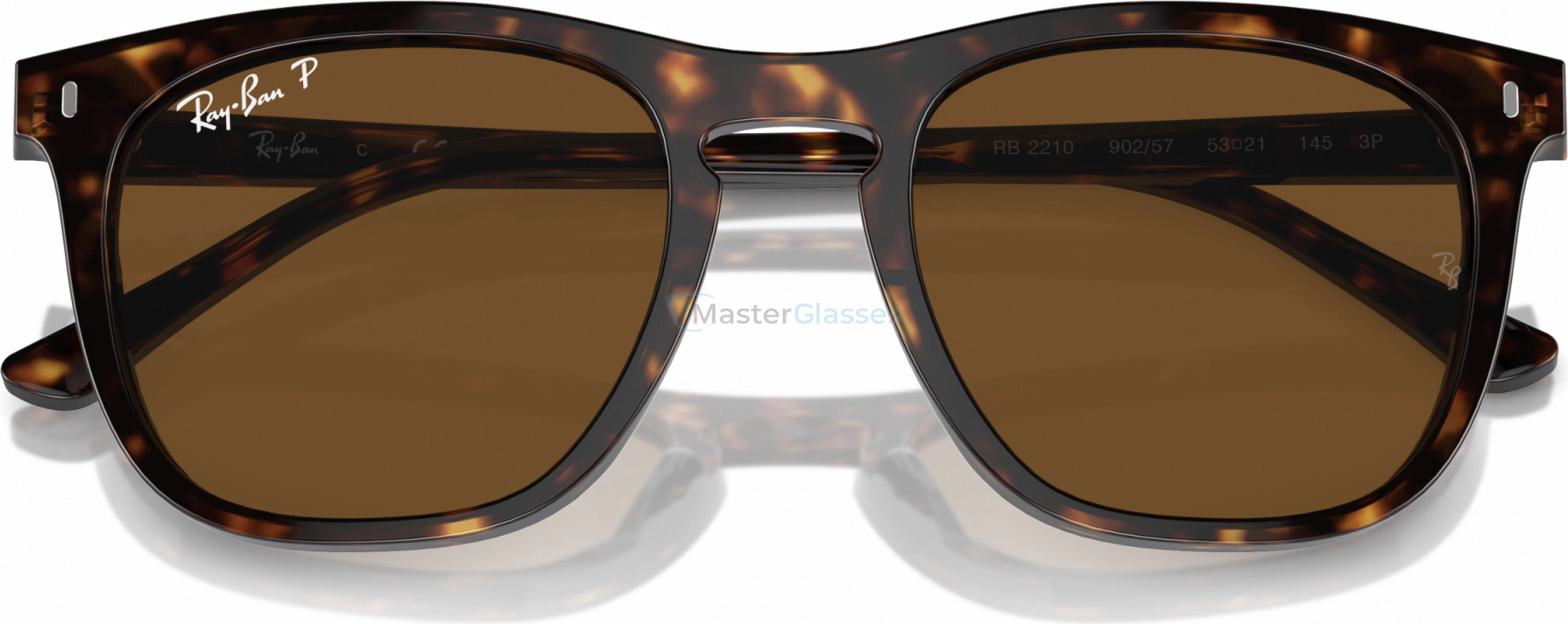 Солнцезащитные очки Ray-Ban RB2210 902/57 Tortoise