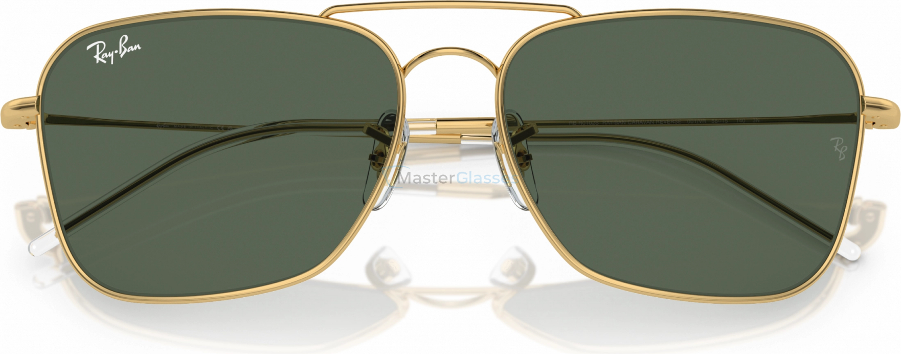 Солнцезащитные очки Ray-Ban CARAVAN REVERSE RBR0102S 001/VR Gold