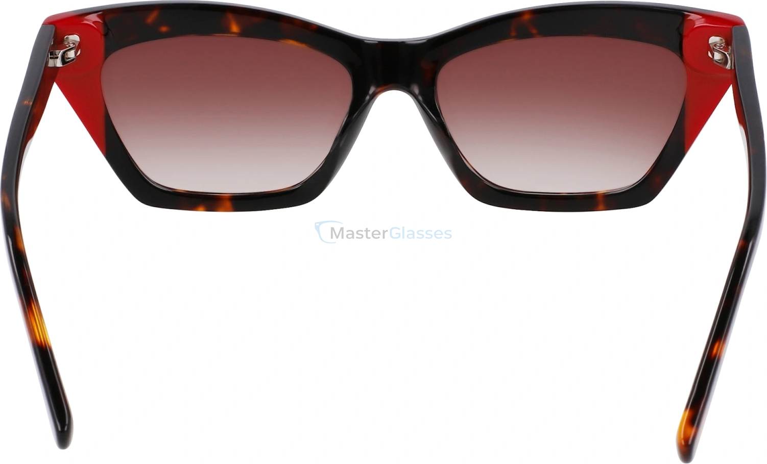 Солнцезащитные очки DKNY DK547S 237, цвет DARK TORTOISE/RED, BROWN
