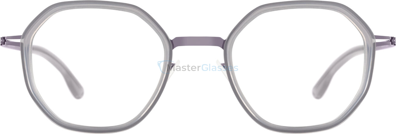 Оправа Ic! Berlin Raja Aubergine-Misty-Grey RX-Clear Mittwoch Small