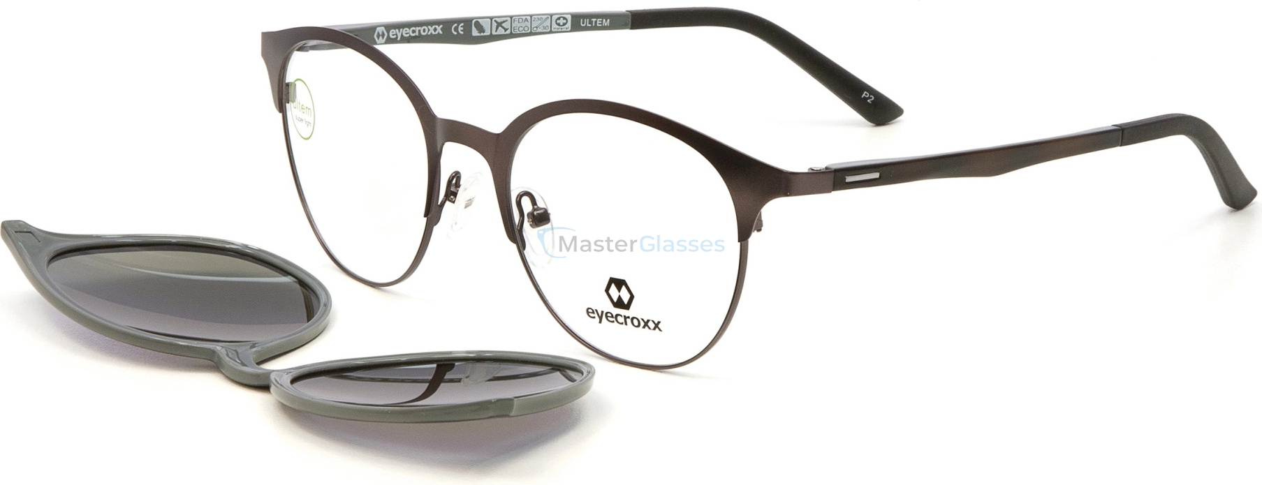 Оправа с солнцезащитным клипоном Eyecroxx EC537MD c4