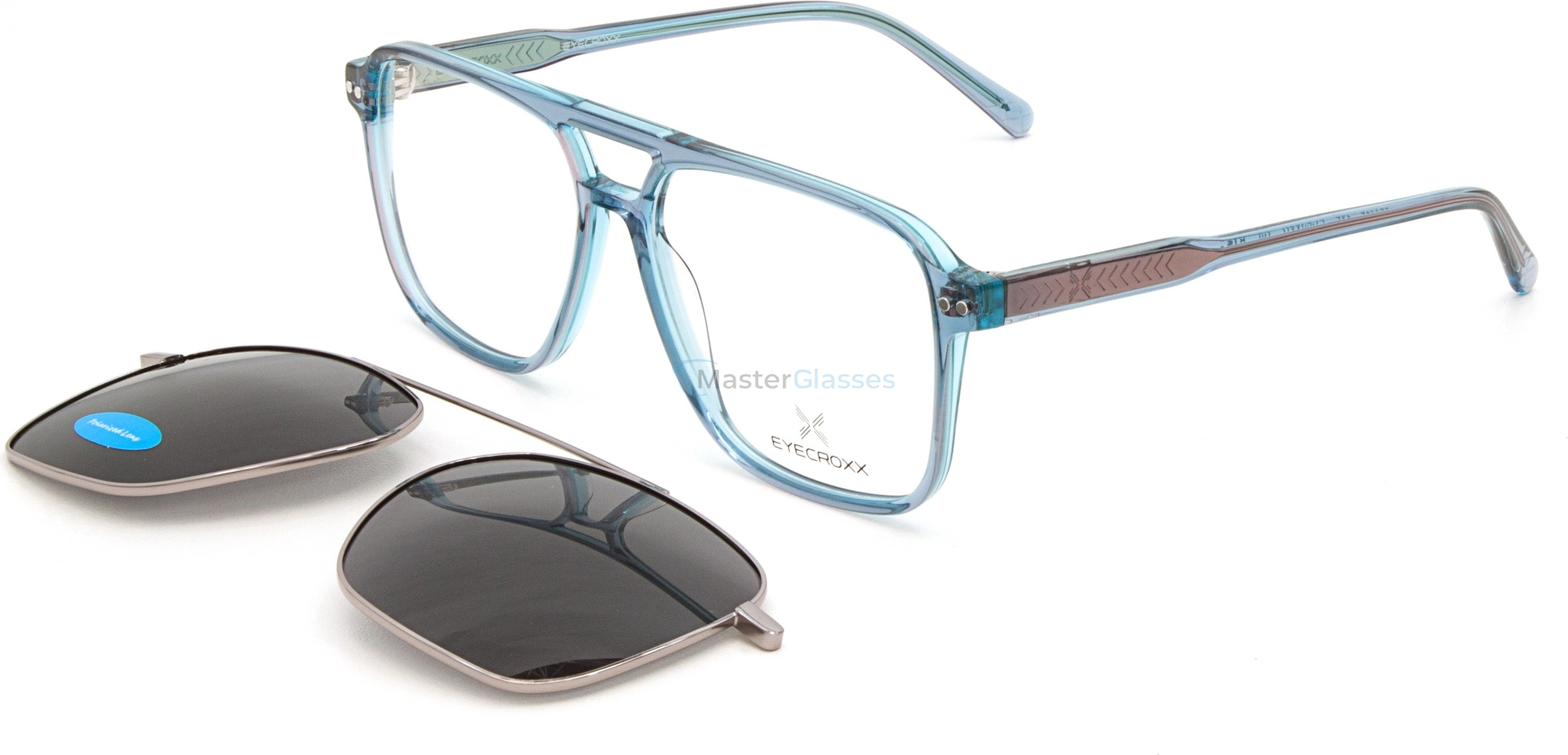 Оправа с солнцезащитным клипоном Eyecroxx EC624AD col.3