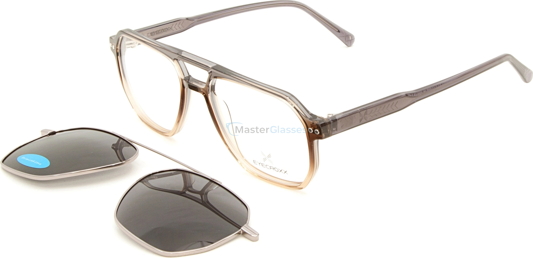 Оправа с солнцезащитным клипоном Eyecroxx EC638AD col.3
