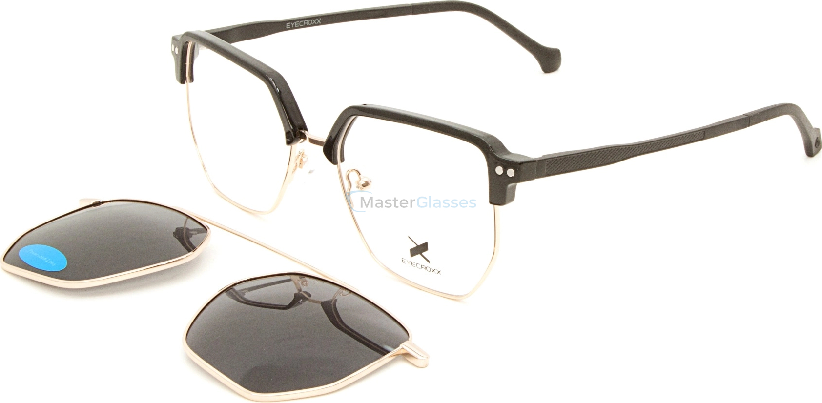 Оправа с солнцезащитным клипоном Eyecroxx EC 641 MD col.1