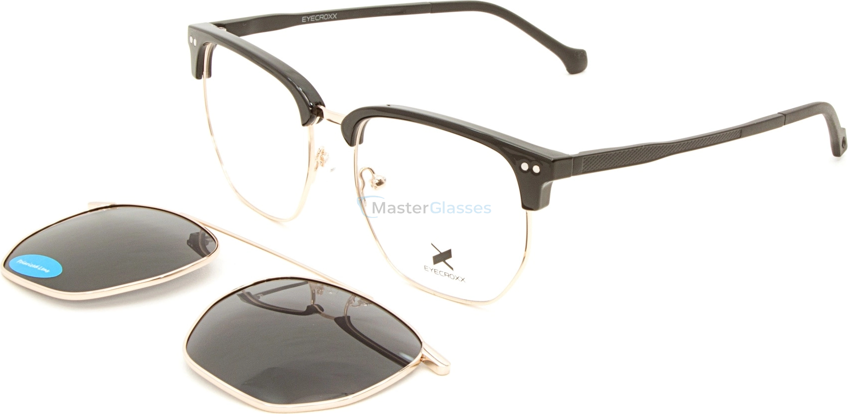 Оправа с солнцезащитным клипоном Eyecroxx EC642MD col.1