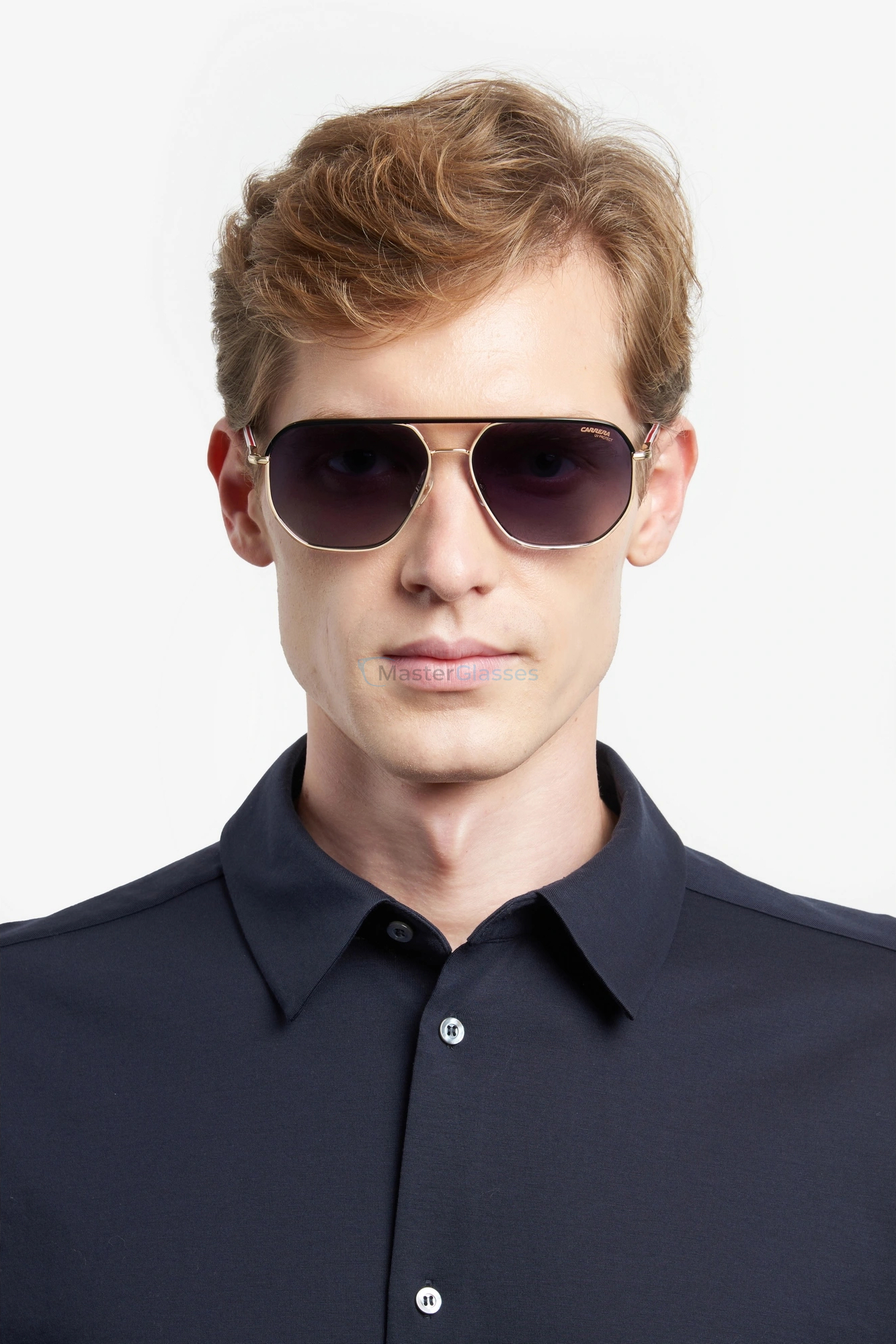 Солнцезащитные очки CARRERA 304/S W97 Gold Striped Black