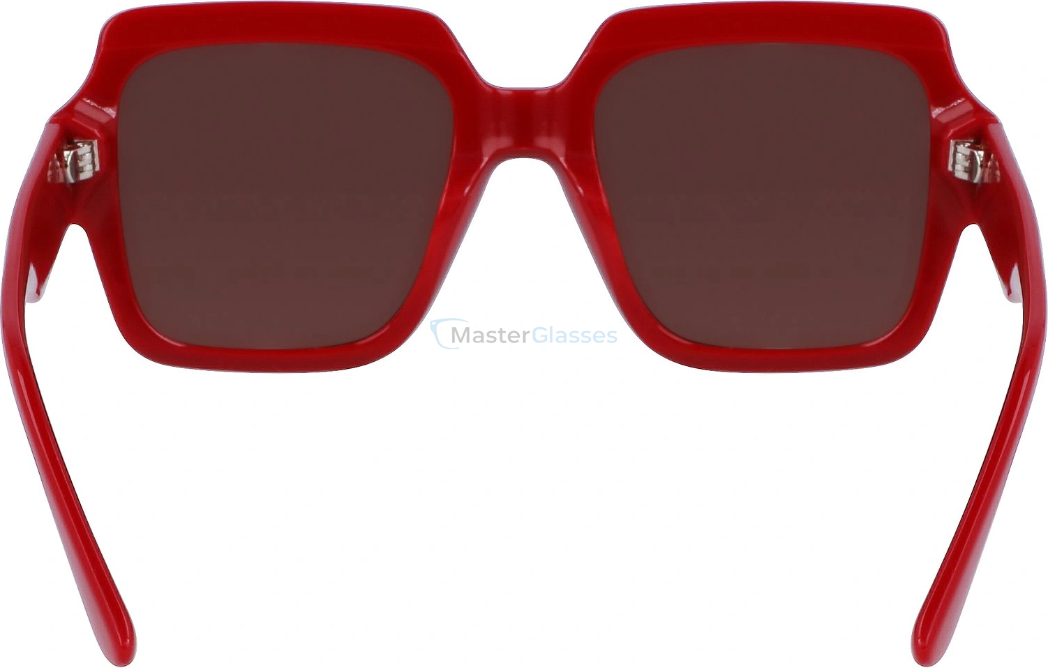 Солнцезащитные очки KARL LAGERFELD KL6104SR 600, цвет RED, BROWN