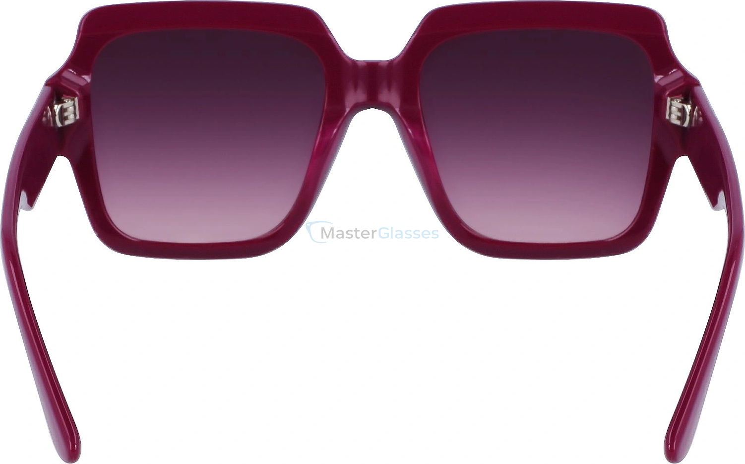 Солнцезащитные очки KARL LAGERFELD KL6104SR 501, цвет PLUM, BURGUNDY