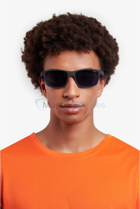 Солнцезащитные очки Polaroid PLD 2153/S 0VK Matte Black Blue
