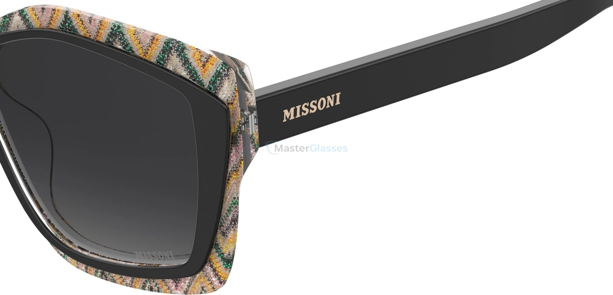Солнцезащитные очки Missoni MIS 0187/G/S OHC Black Pattern Green