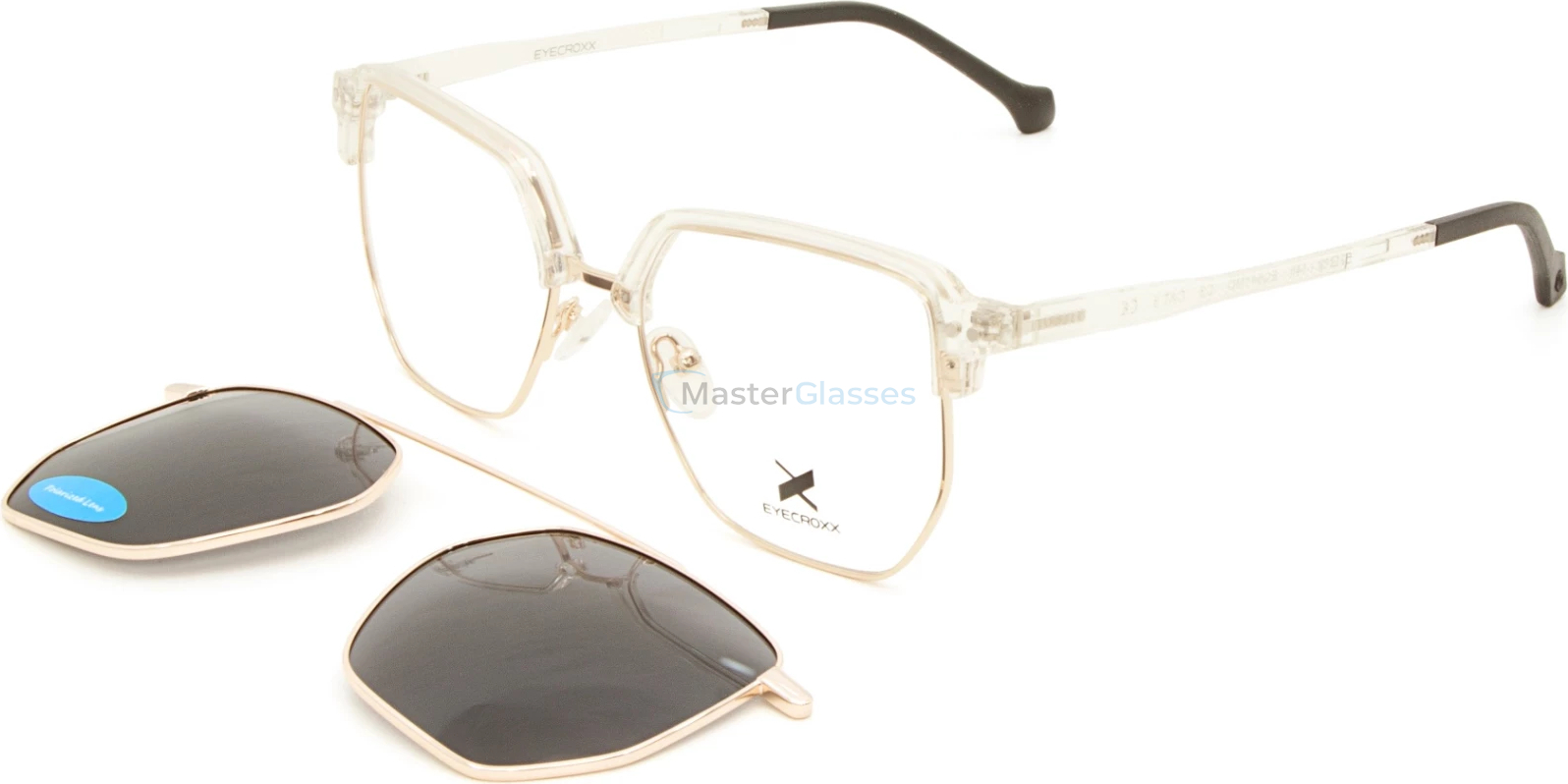 Оправа с солнцезащитным клипоном Eye Croxx EC641MD col.3