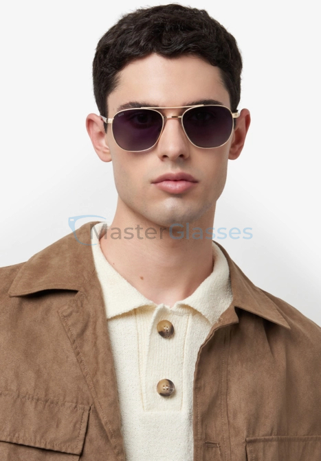 Солнцезащитные очки HUGO BOSS 1723/S RHL Gold Black_