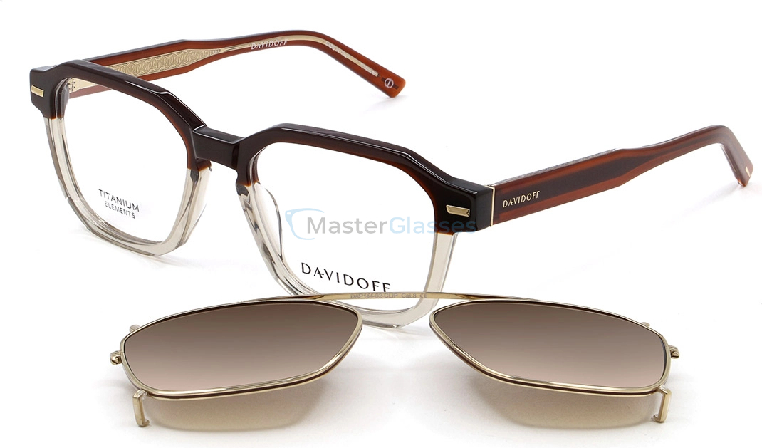 Оправа с солнцезащитным клипоном Davidoff DAP144 02 53/18