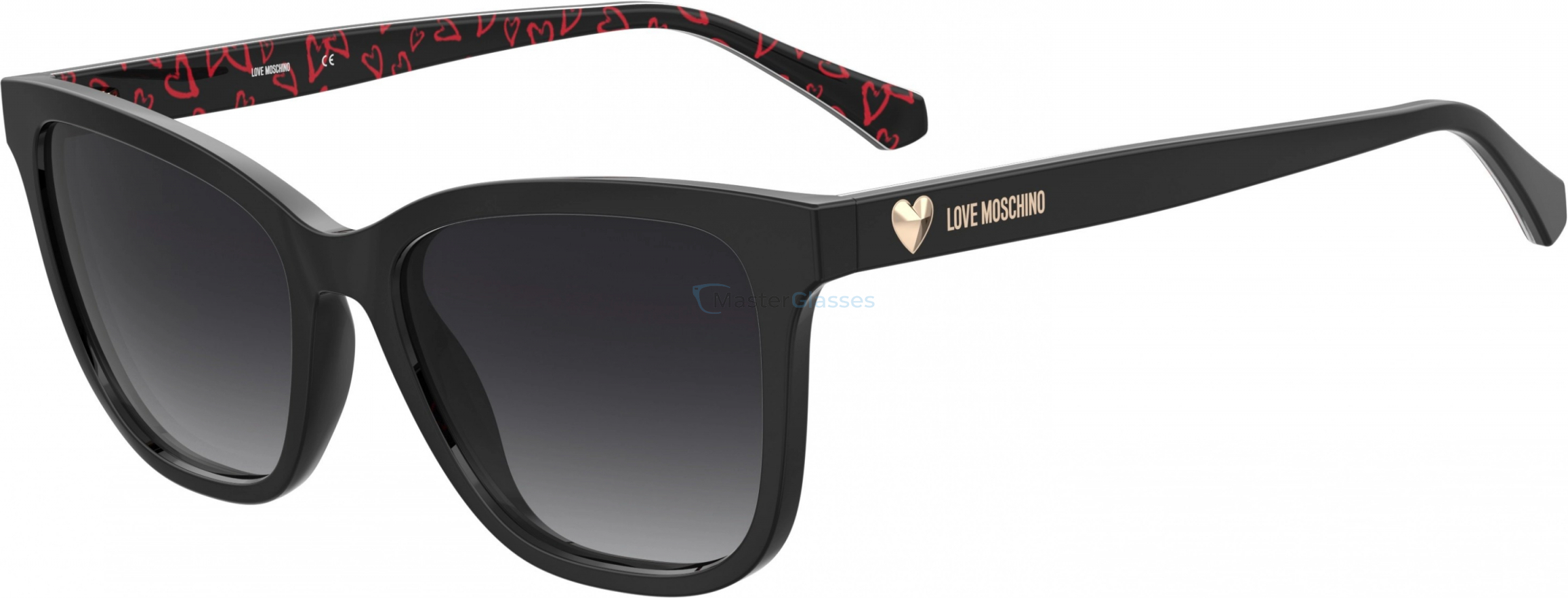 Солнцезащитные очки Moschino Love MOL078/S INA Black Pattern Black